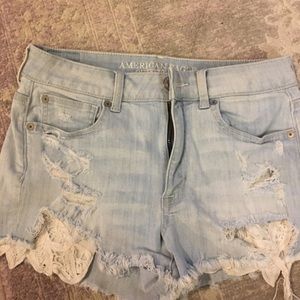 American Eagle hi- rise shortie
